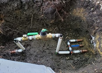 Water line repair and installation